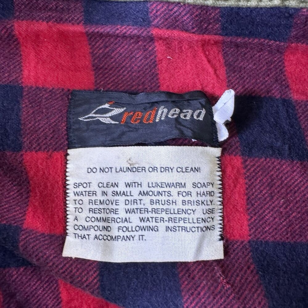 RedHead Canvas Hunting Field Jacket Mens XL Corduroy Collar w License Pouch - Picture 4 of 11